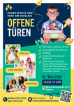 Plakat: Offene Türen an der Grundschule Am Inselsee und im Hort Am Inselsee (PDF-Datei)